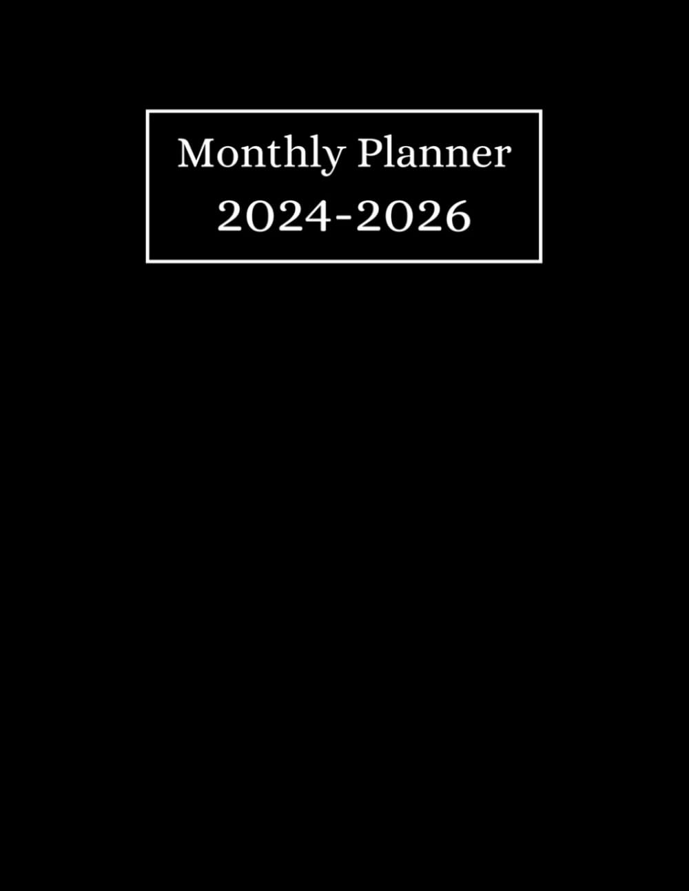 ler totalmente 2024-2026 monthly planner 3 year for business: Three Year Schedule Organizer (January 2024 through December 2026) holidays and inspirational quotes calendar book size 8.5" × 11" with Black Cover