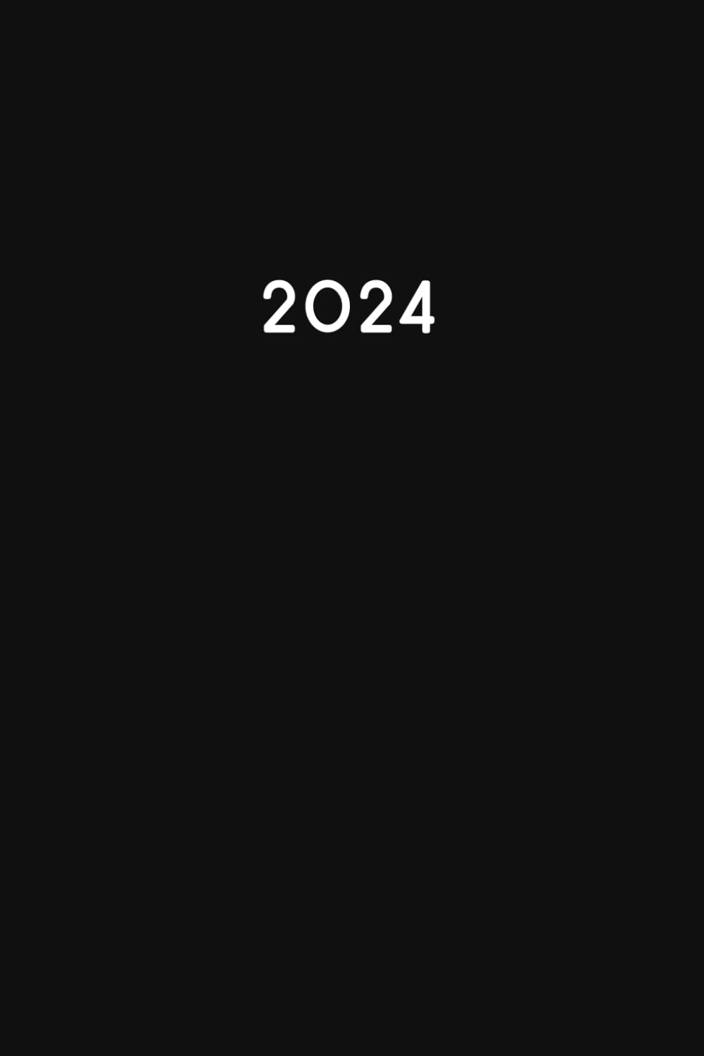 capítulo por capítulo baixar 2024: Kalenderbuch 2024 A5 I 1 Tag 1 Seite I Mit inspirierenden Zitaten und extra viel Platz für Notizen I Farbe Schwarz (German Edition)
