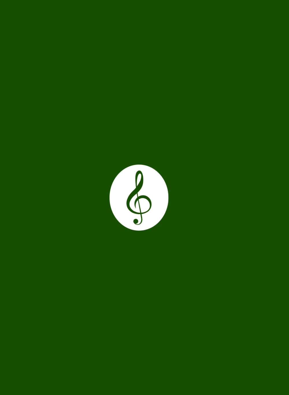 ler totalmente Music Manuscript Notebook - Green Cover: 160 Pages with 10 Staves per Page, 7.5x10.25 Inches
