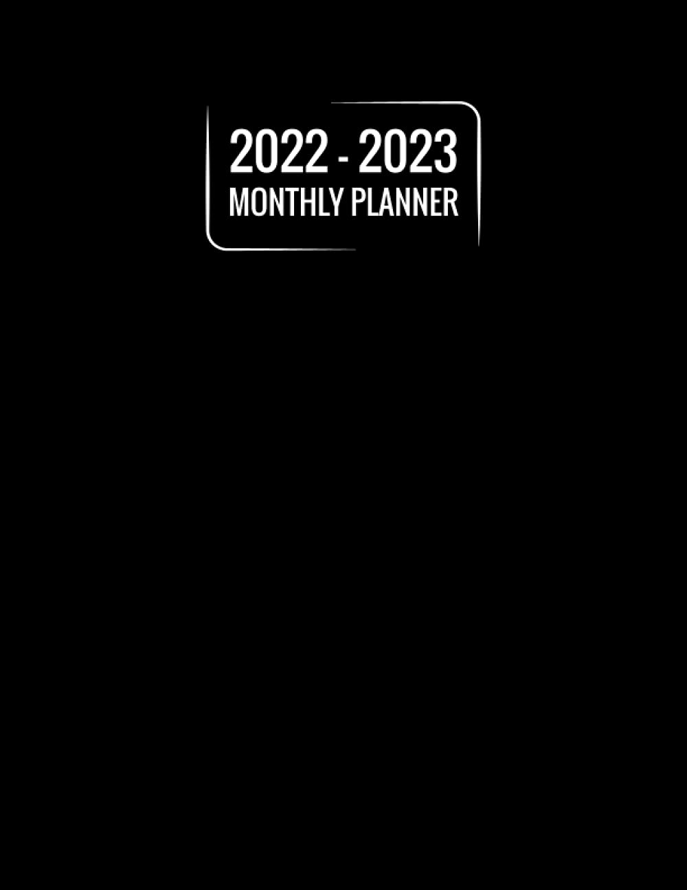 capítulo por capítulo baixar 2022-2023 Monthly Planner: Black Cover 2 Year Monthly Planner 2022-2023, January 2022 to December 2023