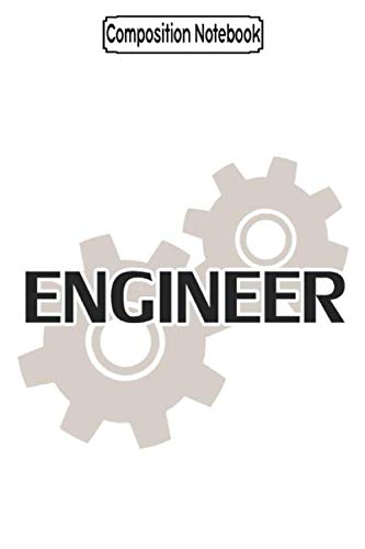 Composition Notebook: Engineer clockwork gears Journal Notebook Blank Lined Ruled 6x9 100 Pages
