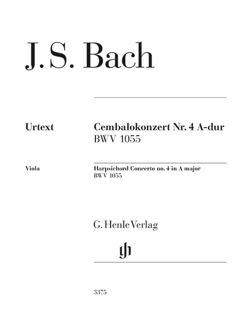 capítulo por capítulo baixar Bach: Harpsichord Concerto No. 4 in a Major Bwv 1055 Viola Part