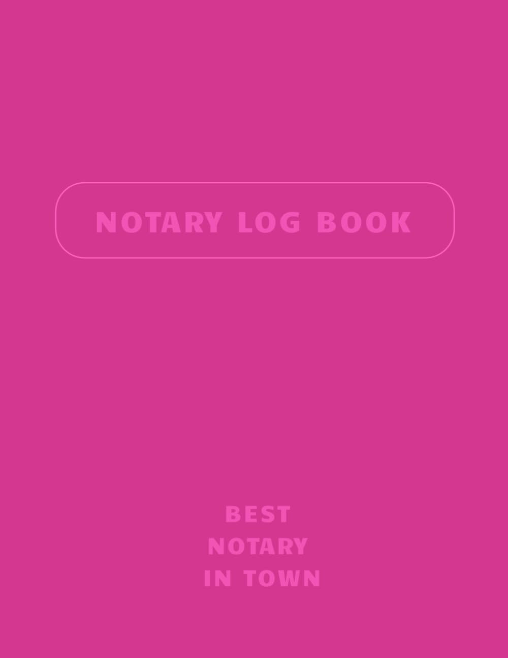 capítulo por capítulo baixar Notary Log Book – Best Notary in Town: Elegant Pink Edition | 300 Records, 2 Entries per Page, for Acknowledgments, Jurats, Oaths, and Copy Certifications