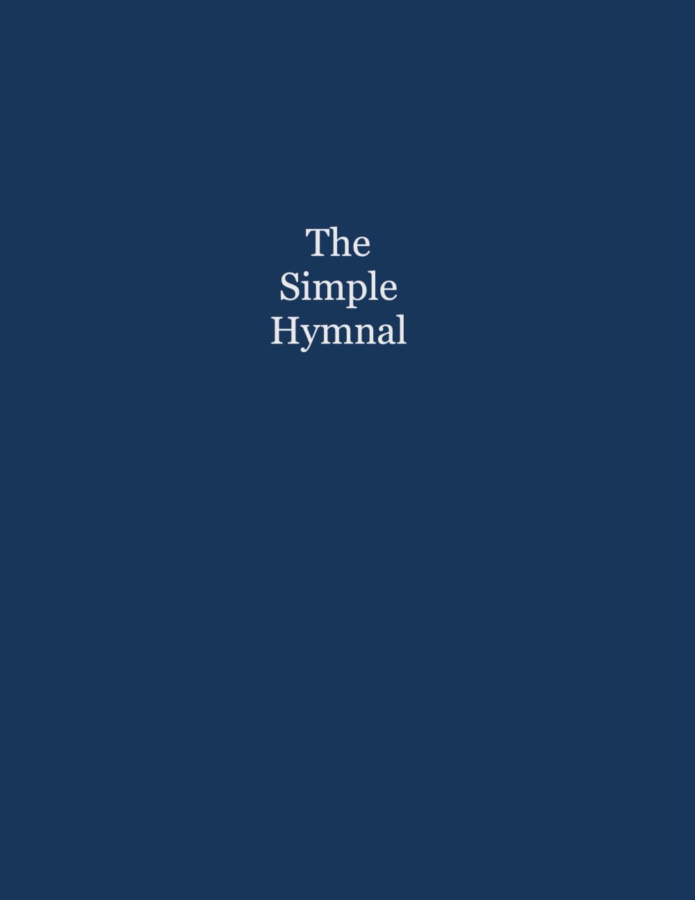 capítulo por capítulo baixar The Simple Hymnal: Paperback Binding (Not Spiral-Bound)