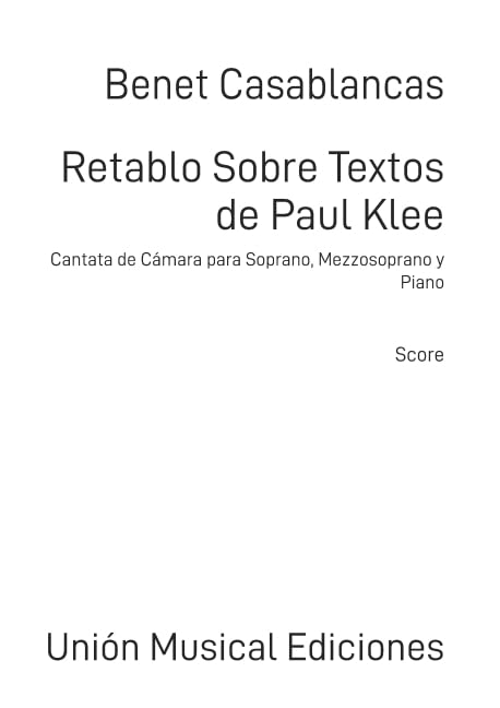 capítulo por capítulo baixar Retablo Sobre Textos de Paul Klee: For Soprano, Mezzo-Soprano, and Piano