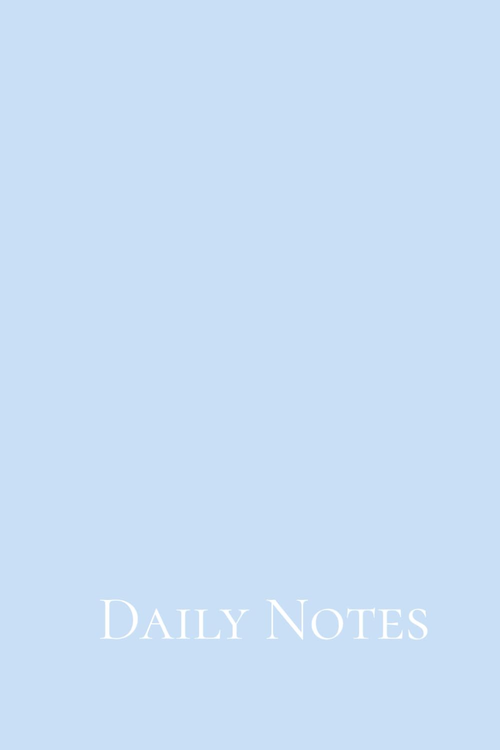 capítulo por capítulo baixar Daily Notes – Blue/White Aesthetic Notebook: Lined Journal for Everyday Writing, Study Notes and Creative Thoughts, 6×9, 100 Pages
