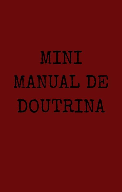 capítulo por capítulo baixar MINI MANUAL DE DOUTRINA: “Doutrina é o alicerce invisível que transforma intenções em ações e valores em legado.”