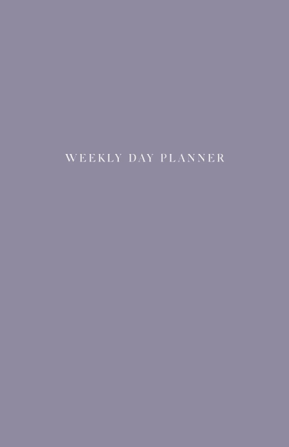 Weekly Day Planner: Time Blocking/52 Weeks/5.5x8.5/Purple (Minimalist Planners) baixar o livro de graça