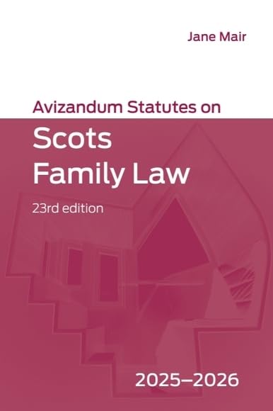 Avizandum Statutes on Scots Family Law (English Edition) baixar livro de graça