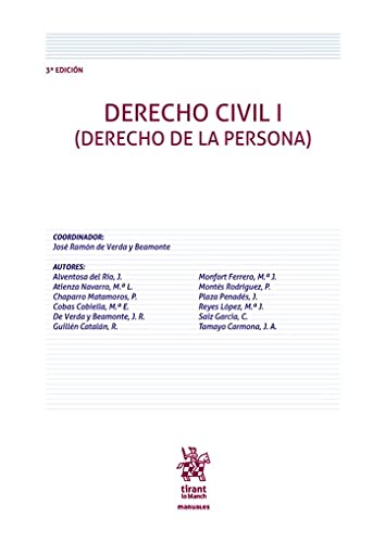 Derecho Civil I (Derecho de la Persona) 3ª Edición 2022 (Manuales de Derecho Civil y Mercantil) (Spanish Edition) baixar livro de graça