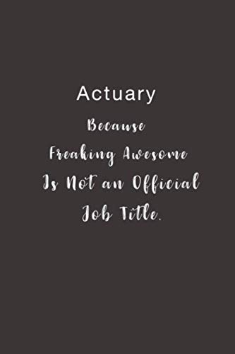 Actuary Because Freaking Awesome is not an Official Job Title.: Lined notebook baixar livro de graça