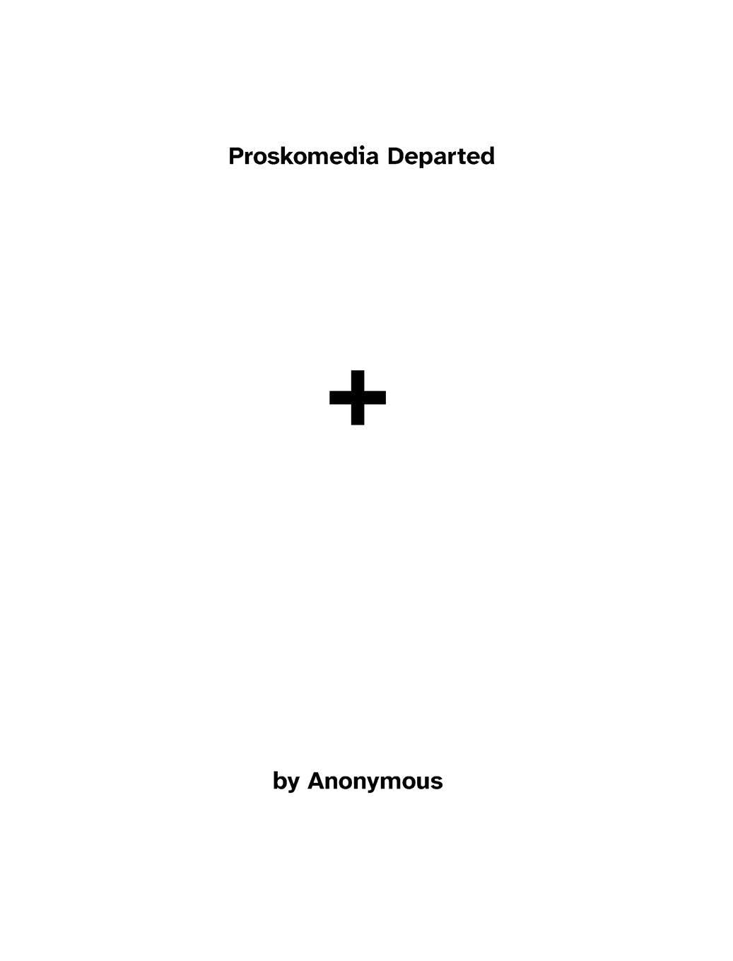 Proskomedia Departed baixar o livro de graça