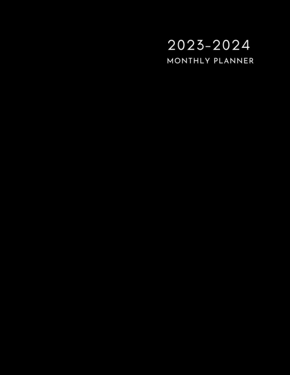 2023-2024 Monthly Planner: Two Year Planner Calendar Schedule Organizer | January 2023 to December 2024-24 Months | Black Cover baixar o livro de graça