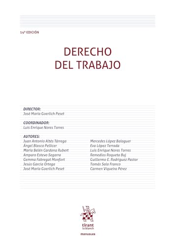 Derecho del trabajo 14ª edición (Manual Eco) (Spanish Edition) baixar o livro de graça