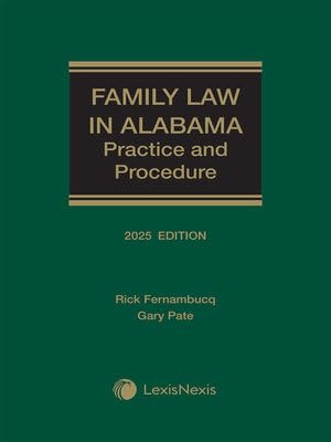 Family Law in Alabama: Practice and Procedure 2026 Edition [LATEST EDITION] baixar o livro de graça