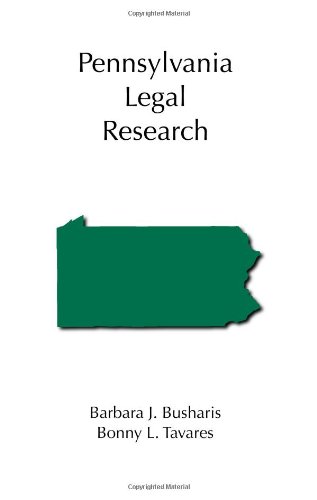 capítulo por capítulo baixar Pennsylvania Legal Research