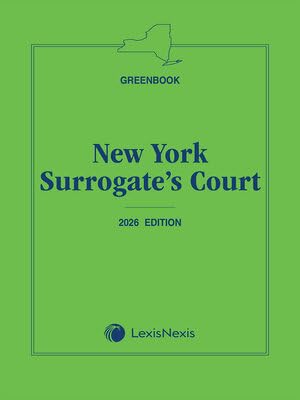 New York Surrogate's Court (Greenbook) 2026 Edition [LATEST EDITION] baixar o livro de graça