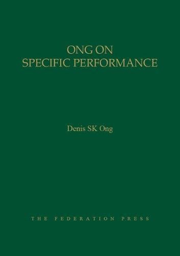 ler totalmente Ong on Specific Performance