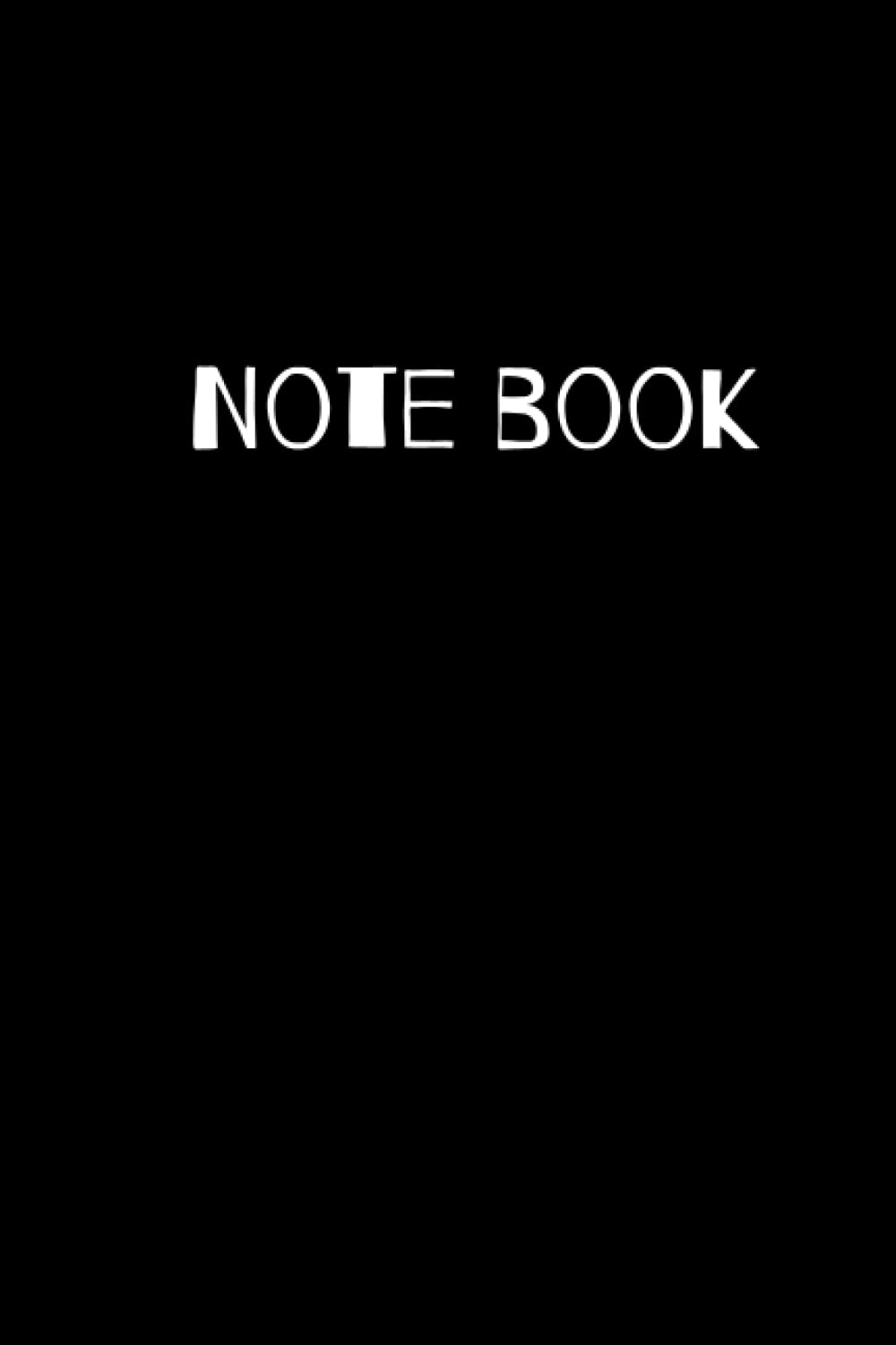 ler totalmente Lined Journal Notebook, (Black), 120 Pages, 6.125 inches x 9.25 inches: Notebook for work and business and school