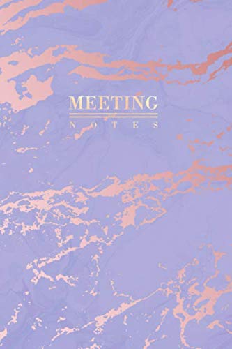 Meeting Notes: Soft Lavendar Marble and Faux Rose Gold | Inspirational Quote - Journal, Notebook, Diary, Composition Book (6 x 9 inches) - 120 Lines Pages baixar livro de graça