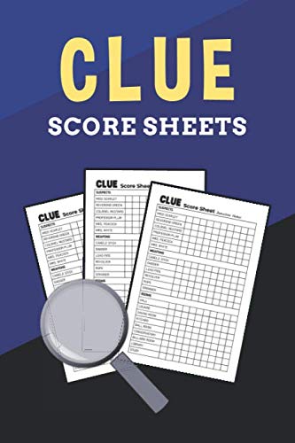 Clue Score Sheets: Clue Game Original Score Record Keeper Pocket Book, Clue Score Cards, Clue Score Pads baixar o livro de graça