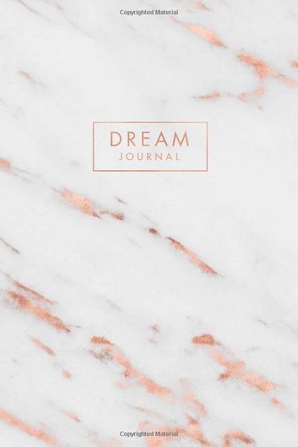 ler totalmente Dream Journal: Italian Marble with Rose Gold Inlay | Inspirational Quote - Journal, Notebook, Diary, Composition Book (6 x 9 inches) - 120 Lines Pages