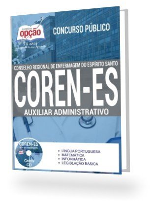 capítulo por capítulo baixar Apostila COREN ES 2017 - Auxiliar Administrativo