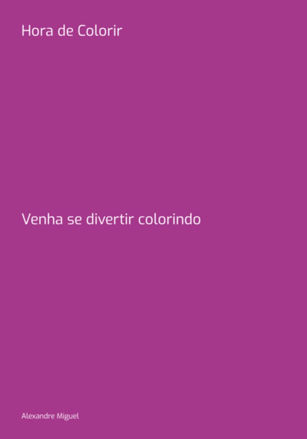 Hora De Colorir baixar livro de graça