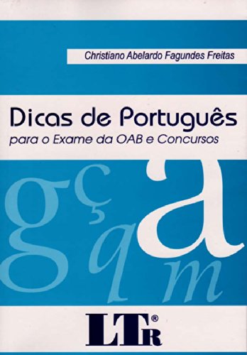 Dicas de Português Exame da OAB baixar o livro de graça
