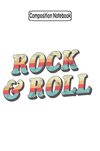 ler totalmente Composition Notebook: Rock and roll vintage retro Music - Journal Notebook Blank Lined Ruled 6x9 100 Pages