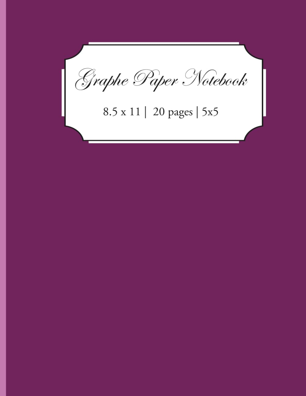 capítulo por capítulo baixar Graph Paper Notebook: Quad Ruled 5x5 (0.2") | 8.5" × 11" | 120 Pages | Grid Paper Composition Notebook for Math, Engineering & Art – Wine Red