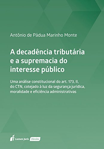 capítulo por capítulo baixar A Decadência Tributária e a Supremacia do Interesse Público