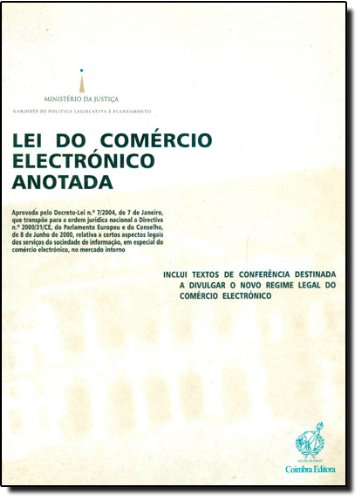 Lei do Comércio Electrónico Anotada baixar livro de graça