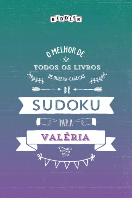 capítulo por capítulo baixar O melhor livro de quebra-cabeças de Sudoku para Valéria (Portuguese Edition)