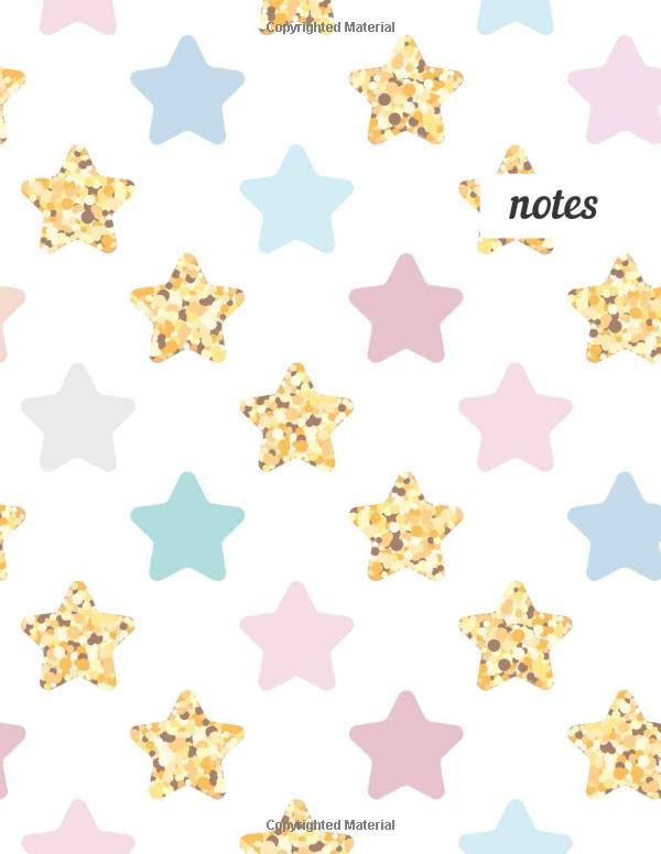 Notes: College Ruled Lined Journal, Cute Golden Pattern Design - Perfect for Office, School, College, Writing & Note Taking - Large 8.5 x 11 inches - 110 Pages baixar livro de graça