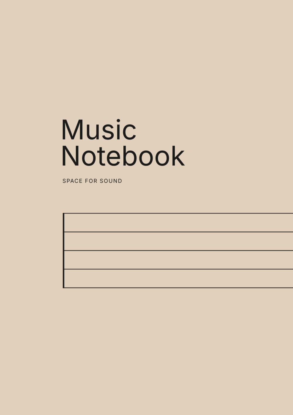 ler totalmente Music Notebook: Space for Sound
