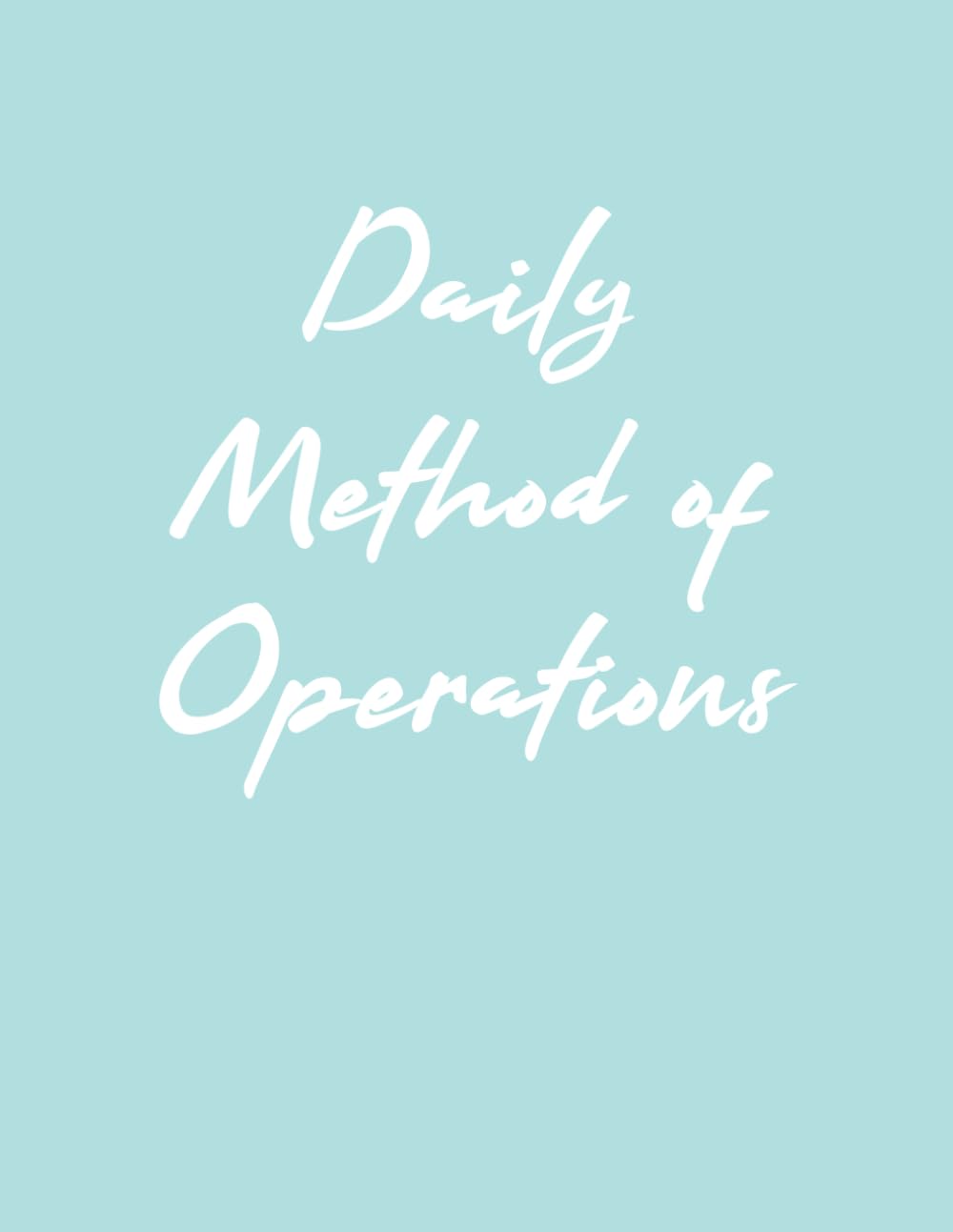 capítulo por capítulo baixar Daily Method of Operations: DMO | MLM growth tracker: A year of proven tasks to build your business consistently