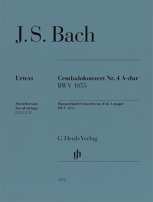capítulo por capítulo baixar Bach: Harpsichord Concerto No. 4 in a Major Bwv 1055 Chamber Orchestra String Set