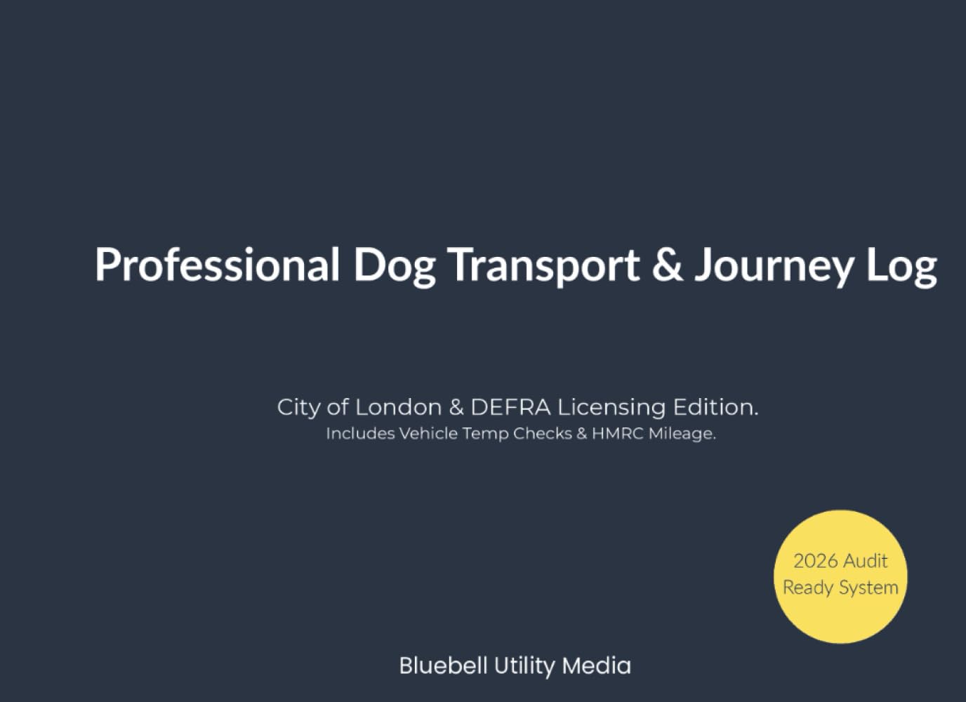 capítulo por capítulo baixar Professional Dog Transport & Journey Log: 2026 UK Licensing Edition. Includes Vehicle Temp Checks & HMRC Mileage.
