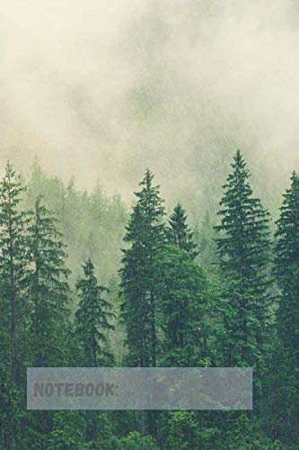 Notebook:: Misty Pine Forest Notebook Blank Lined Paper 6x9" 120 Pages baixar o livro de graça