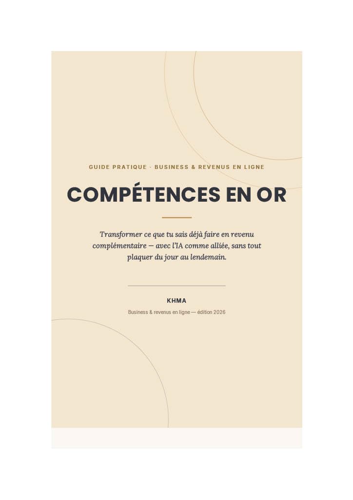 capítulo por capítulo baixar COMPÉTENCES EN OR: Transformer ce que tu sais déjà faire en revenu complémentaire - avec l'IA comme alliée, sans tout plaquer du jour au lendemain. (FINANCES & RÉUSSITE) (French Edition)