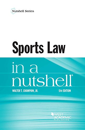 Sports Law in a Nutshell (Nutshells) (English Edition) baixar livro de graça