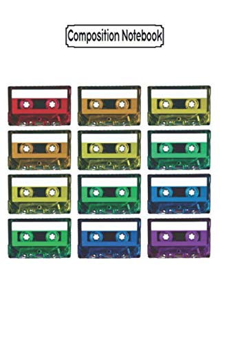 ler totalmente Composition Notebook: Cassette Rainbow Music - Journal Notebook Blank Lined Ruled 6x9 100 Pages