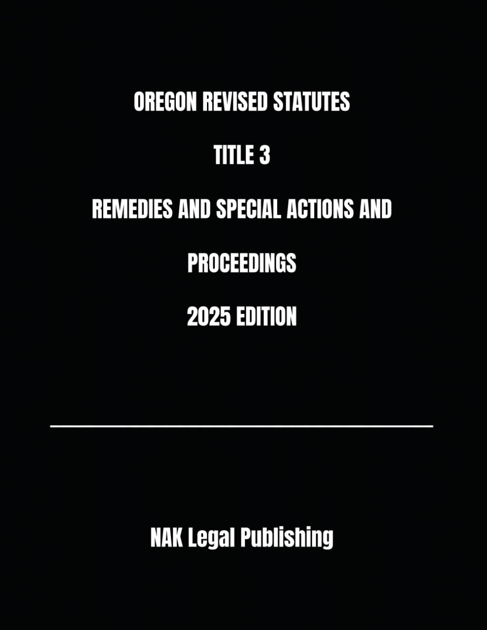 capítulo por capítulo baixar OREGON REVISED STATUTES TITLE 3 REMEDIES AND SPECIAL ACTIONS AND PROCEEDINGS 2025 EDITION