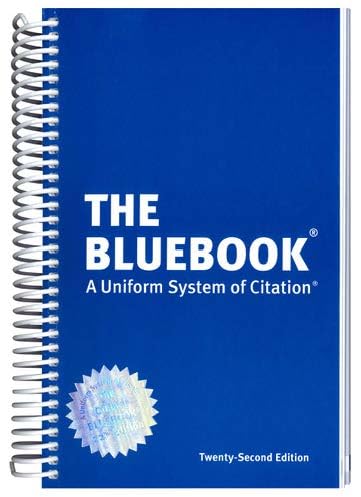 ler totalmente The Bluebook: A Uniform System of Citation