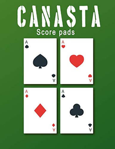 canasta score pads: Simple logbook for canasta game to track and record scores baixar livro de graça