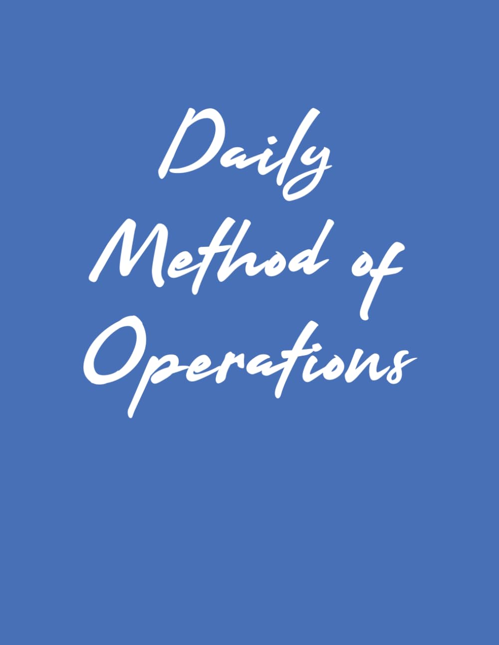 ler totalmente Daily Method of Operations: DMO | One-year productivity planner for network marketers—boost engagement & sales online