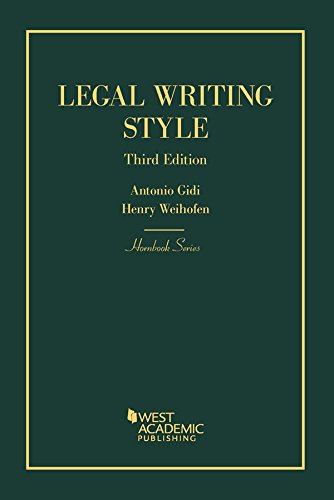 ler totalmente Legal Writing Style (Hornbooks) (English Edition)