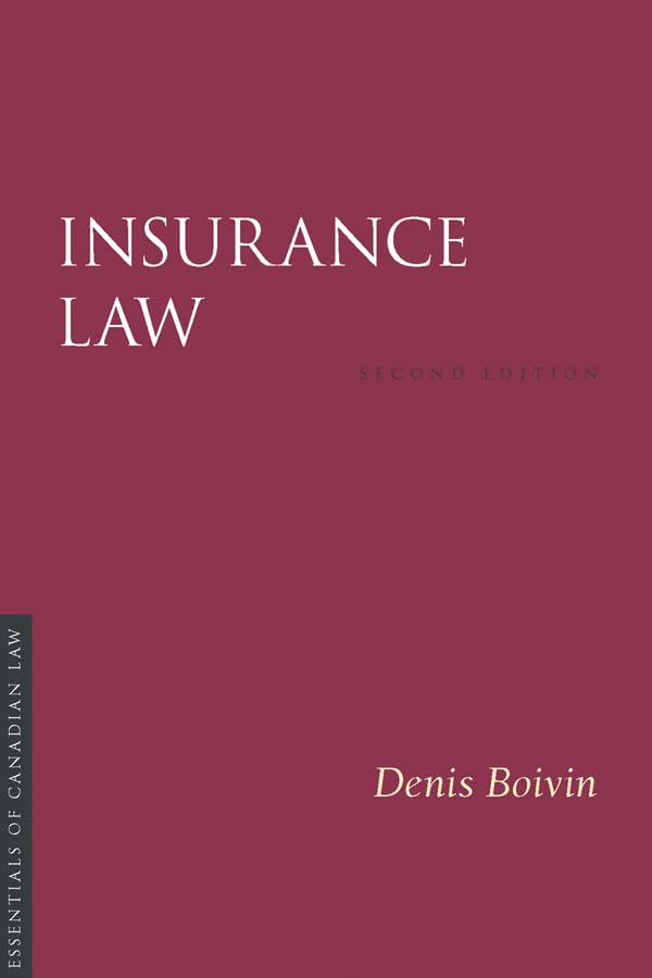 Insurance Law, Second Edition (Essentials of Canadian Law) (English Edition) baixar o livro de graça
