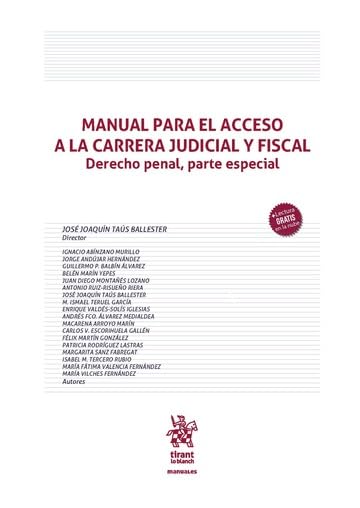 Manual para el acceso a la carrera judicial y fiscal. Derecho penal, parte especial baixar livro de graça